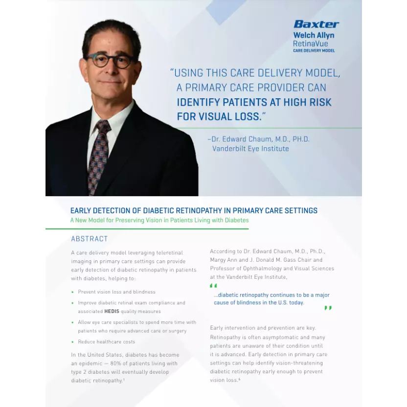 Preview of Dr Chaum's care delivery model whitepaper